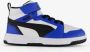 Puma Rebound v6 Mid V6 Mid sneakers wit zwart blauw Imitatieleer 30 - Thumbnail 6