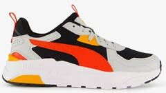 Puma Trinity Lite kinder sneakers grijs rood