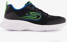 Skechers Dynamatic kinder sneakers zwart groen Uitneembare zool