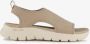 Skechers Flex Appeal 4.0 Moon Lines sandalen Beige - Thumbnail 2