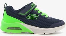 Skechers Microspec Max kinder sneakers blauw groen