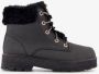 Skechers Street Glitz gevoerde veterboots zwart - Thumbnail 2