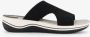 Softline dames slippers zwart wit - Thumbnail 2