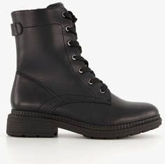 Softline dames veterboots zwart