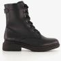 Softline dames veterboots zwart - Thumbnail 2