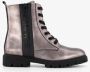 S.Oliver dames veterboots metallic grijs - Thumbnail 2