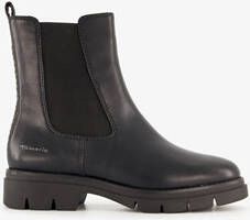 tamaris dames chelsea boots zwart