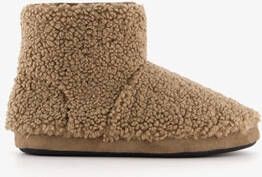 Thu!s teddy heren pantoffels beige