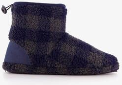 Thu!s teddy heren pantoffels blauw