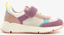 TwoDay leren meisjes sneakers paars roze