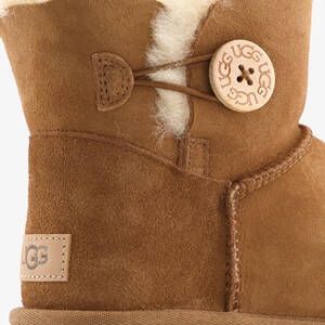 Ugg Classic Mini Bailey Button suède enkellaarsjes