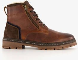 Van Beers leren heren veterboots bruin