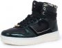 Cruyff Campo High Lux Hoge sneakers Leren Sneaker Dames Zwart - Thumbnail 5