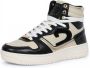 Cruyff Campo High Lux Hoge sneakers Leren Sneaker Dames Wit - Thumbnail 4