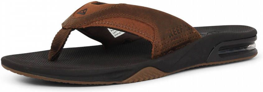 Reef Fanning heren slippers bruin 44