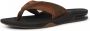 Reef Leather Fanning Heren Slippers Bronze - Thumbnail 2