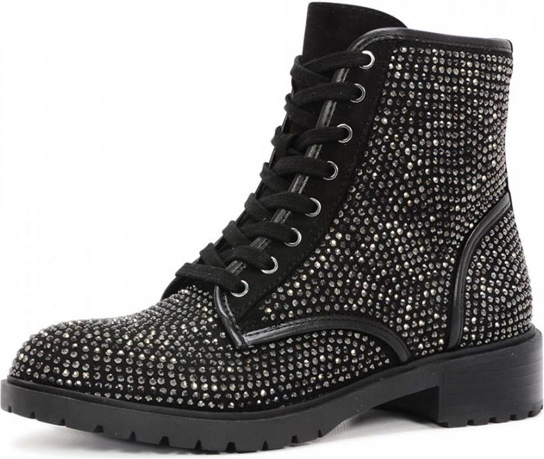 Steve Madden ozzy veterboot zwart