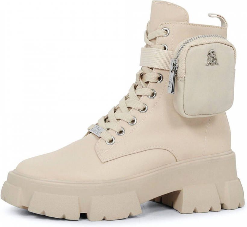 Steve Madden tanker p boots beige