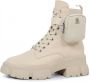 STEVE MADDEN Tanker-P Bootie Beige Nylon Veterboots Dames - Thumbnail 5