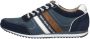 Australian Blauwe Suède Lage Sneakers Camaro Multicolor Heren - Thumbnail 4