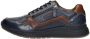 Australian Sneaker Hatchback Leather 15.1607.02-S12 Blue Tan - Thumbnail 4