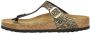 Birkenstock Women's Gizeh BF Shiny Python Sandalen Normal bruin - Thumbnail 3