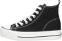 British Knights Kaya Mid Women Zwarte Sneakers Canvas - Thumbnail 2