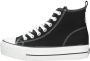 British Knights Kaya Mid Women Zwarte Sneakers Canvas - Thumbnail 2