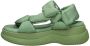 Bronx Groene Chunky Sandalen Bru-Te Stijl Green Dames - Thumbnail 3