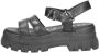 Buffalo Sandalen met geprofileerde plateauzool model 'ASPHA' - Thumbnail 2