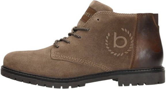 Bugatti Barrack Veterschoenen Hoog taupe