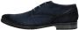 Bugatti Licio Eco Veterschoenen blauw Textiel - Thumbnail 2