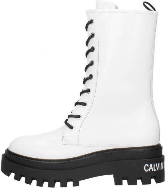 Calvin Klein Flatform Mid Lace Up Boot