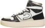 Cruyff Beige High Top Sneakers met Zwarte Accenten Black Heren - Thumbnail 3