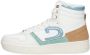 Cruyff Campo High Lux Hoge sneakers Leren Sneaker Dames Multi - Thumbnail 2