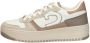 Cruyff Campo Low Lux taupe sneakers Wit Leerlook Lage sneakers Dames - Thumbnail 2