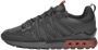 Cruyff Fearia sneakers zwart rood Jongens Imitatieleer 34 - Thumbnail 2