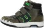 Develab 44307 Lage sneakers Leren Sneaker Jongens Kids Groen - Thumbnail 3