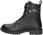 Develab 44316 Veterboots Laarzen Met Veters Kids Zwart - Thumbnail 4