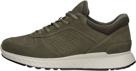 Ecco Grijze Veterschoenen Exostride M Dark Clay