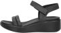 ECCO Flowt Wedge Sandalen zwart Nubuck Dames - Thumbnail 2