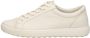 ECCO Soft 7 W veterschoenen beige Textiel Dames - Thumbnail 2