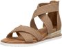 Skechers Desert Kiss Desert Nights Dames Sandalen Cognac - Thumbnail 13