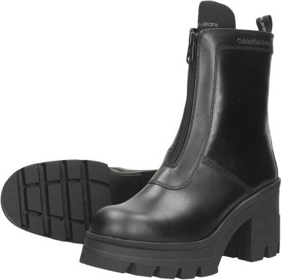 Calvin Klein Chunky Heeled Boot W zip