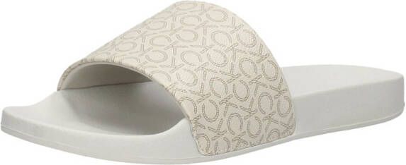 Calvin Klein Dames teenslippers van gerecycled polyester White Dames - Foto 5