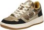 Cruyff Junior Campo Low Sneakers Leren Sneaker Meisjes Brons - Thumbnail 7