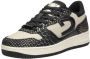 Cruyff Campo Low Lux black cream Zwart Leer Lage sneakers Dames - Thumbnail 9