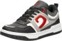 Cruyff Zwarte Leren Sneakers met Rode Accenten Multicolor Dames - Thumbnail 6