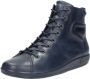 ECCO Soft 2.0 Veterboots blauw Leer Dames - Thumbnail 6