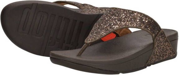 FitFlop Lulu Glitter Toe Thongs Pu Glitter